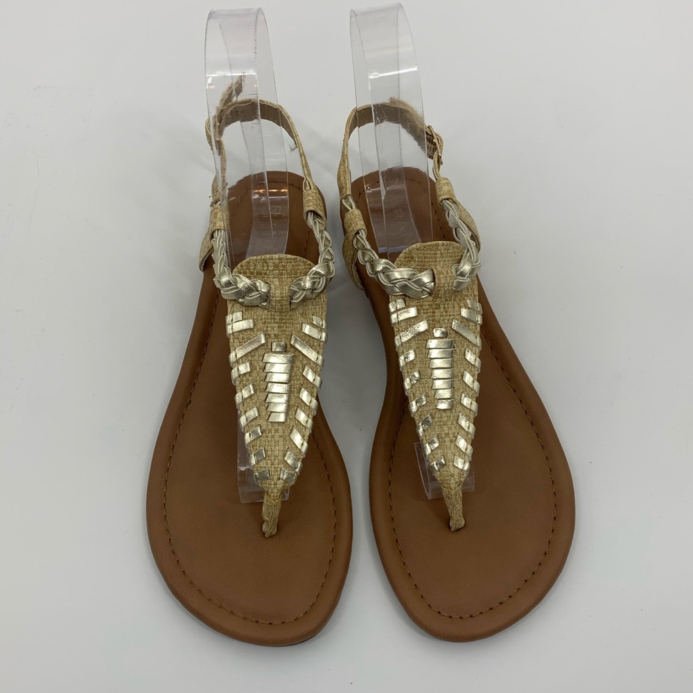 Rampage Weave Egyptian Bohemian Buckle Sandals - Picture 3 of 6